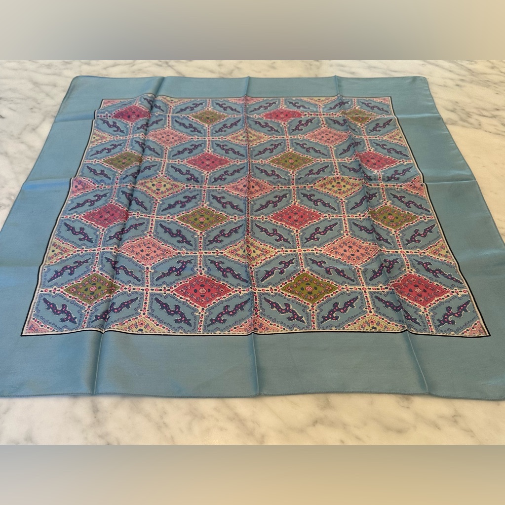 Pretty 100 Silk Scarf  Vintage